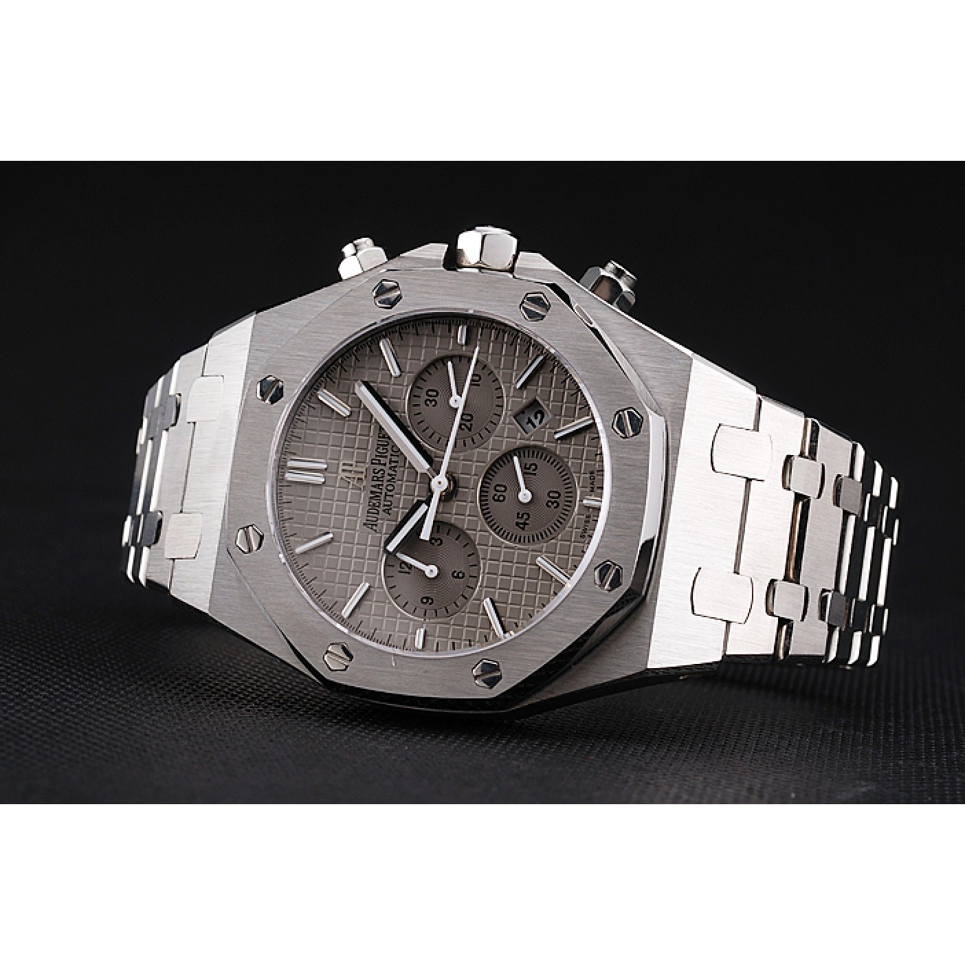 Swiss Audemars Piguet Royal Oak Chronograph Grey Dial Stainless Steel Case And Bracelet 622869