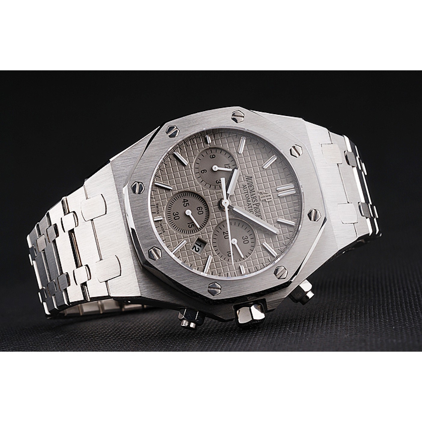 Swiss Audemars Piguet Royal Oak Chronograph Grey Dial Stainless Steel Case And Bracelet 622869