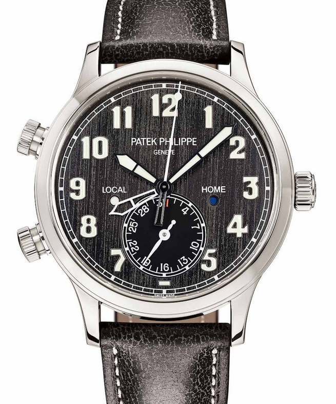 AAA Replica Patek Philippe Calatrava Pilot Travel Time Mens Watch 5524T-010