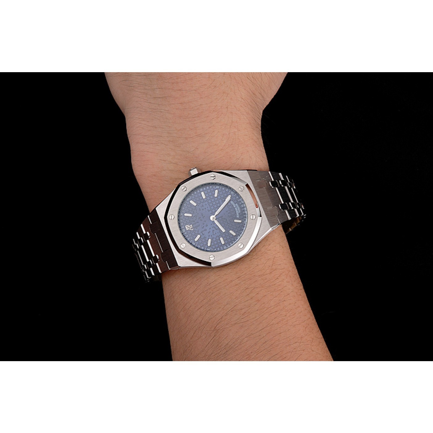 Audemars Piguet Royal Oak Fondation Blue Dial Stainless Steel Case And Bracelet