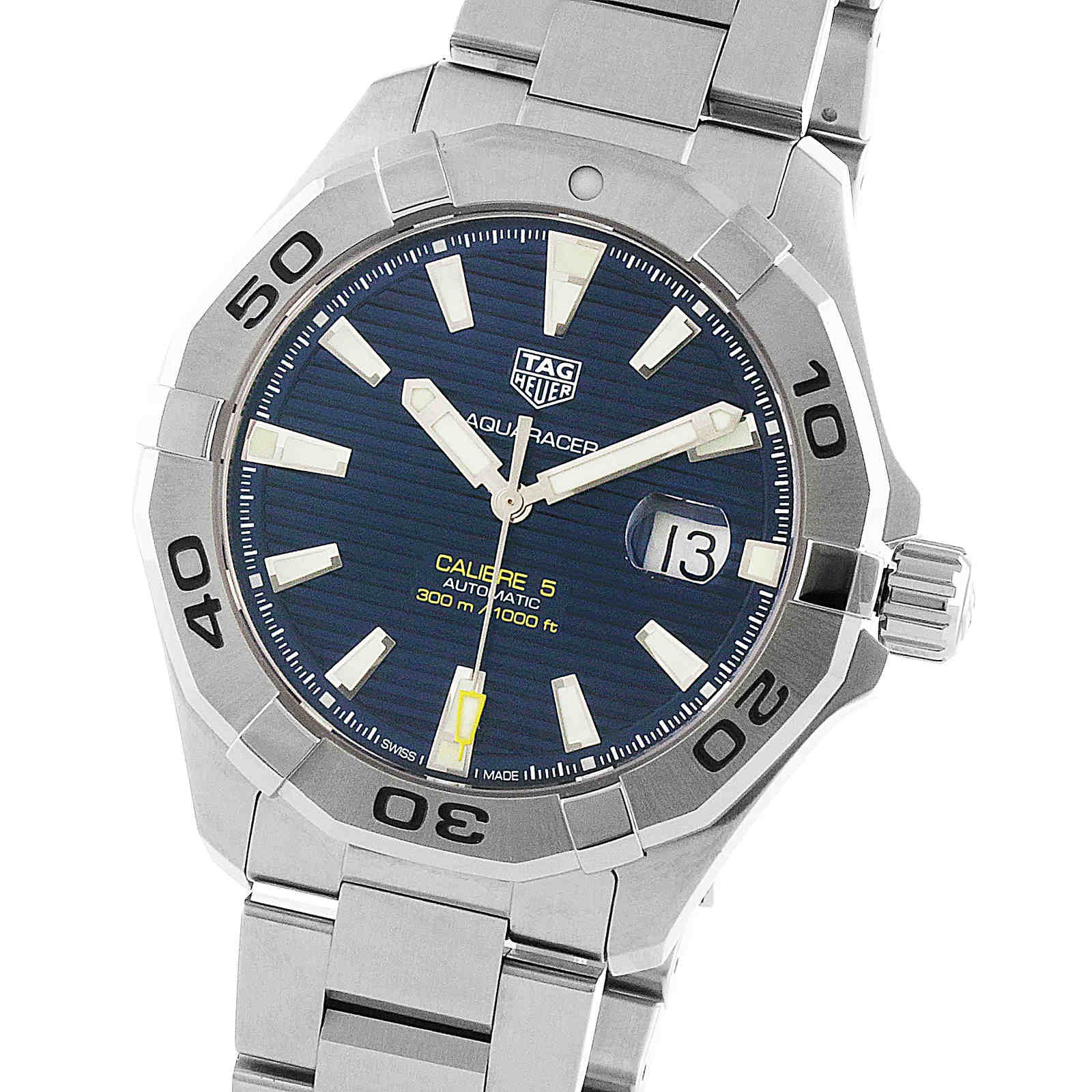 TAG Heuer Aquaracer Calibre 5 43mm Mens Watch WAY2012.BA0927