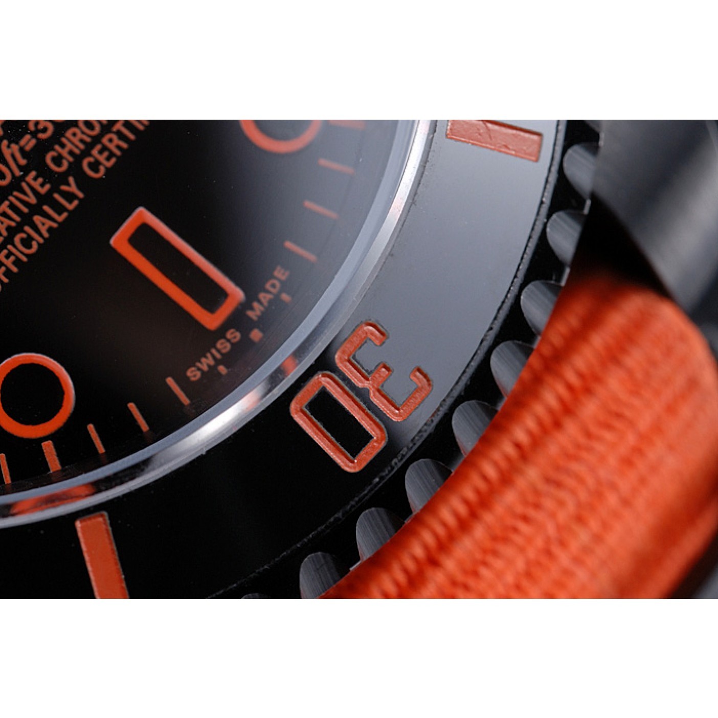 RepTime Watches Rolex Stealth Submariner Orange Nylon Strap 622011