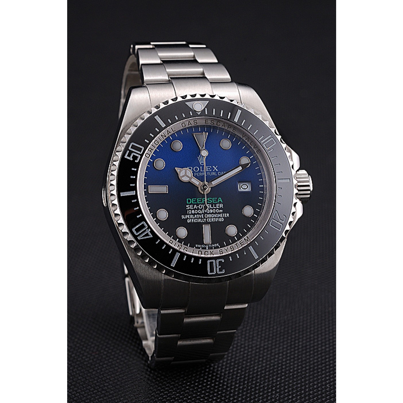 Swiss Deepsea Dweller James Cameron Black Dial Stainless Steel Case And Bracelet 622847