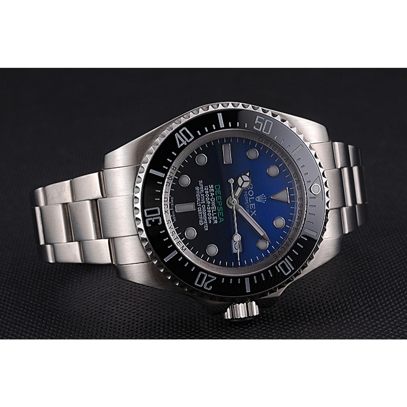 Swiss Deepsea Dweller James Cameron Black Dial Stainless Steel Case And Bracelet 622847