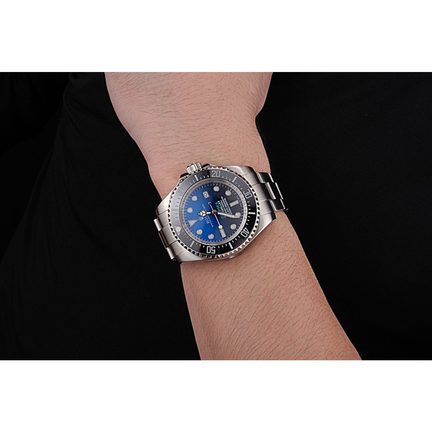 Swiss Deepsea Dweller James Cameron Black Dial Stainless Steel Case And Bracelet 622847