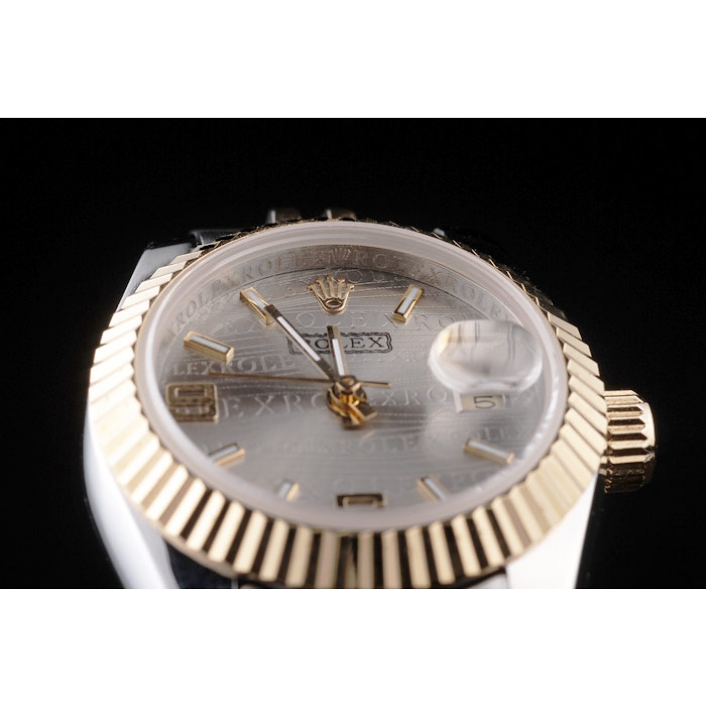 Rolex Datejust Two Tone Stainless Steel Yellow Gold Plated 98078