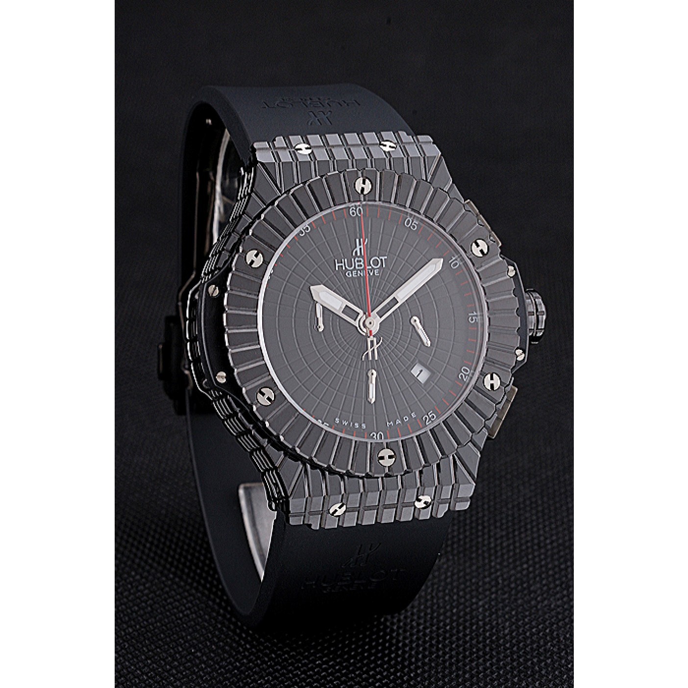 Hublot Big Bang Caviar Black Dial Black Case