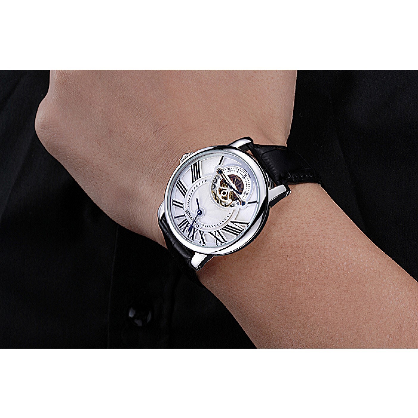 Cartier Rotonde Flying Tourbillon White Dial 621939