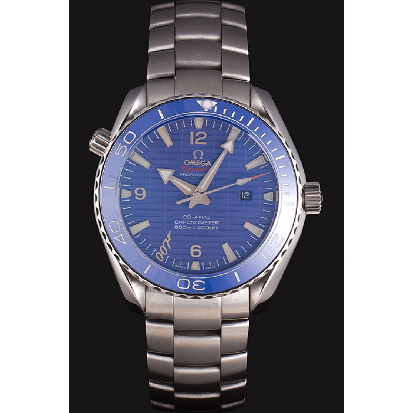 Omega James Bond Skyfall Watch with Blue Dial and Blue Bezel om230 621382