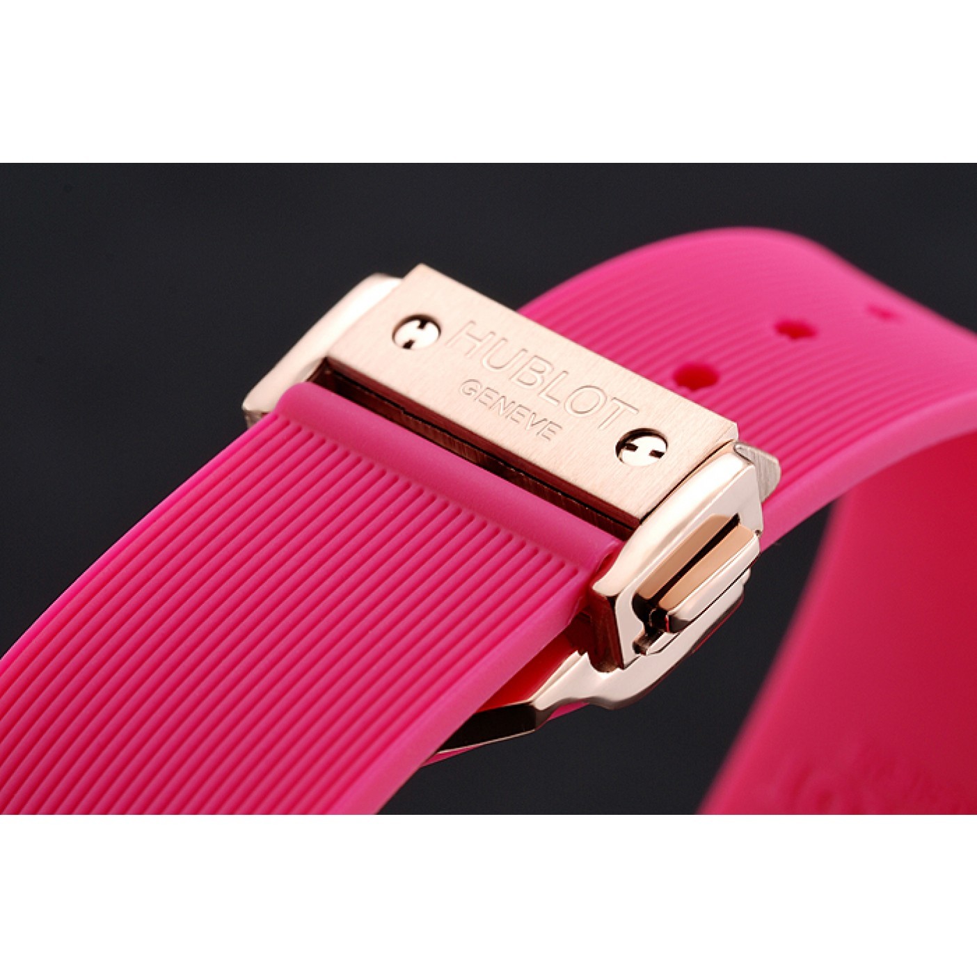 Hublot Big Bang Tutti Frutti Pink Strap Gold Dial