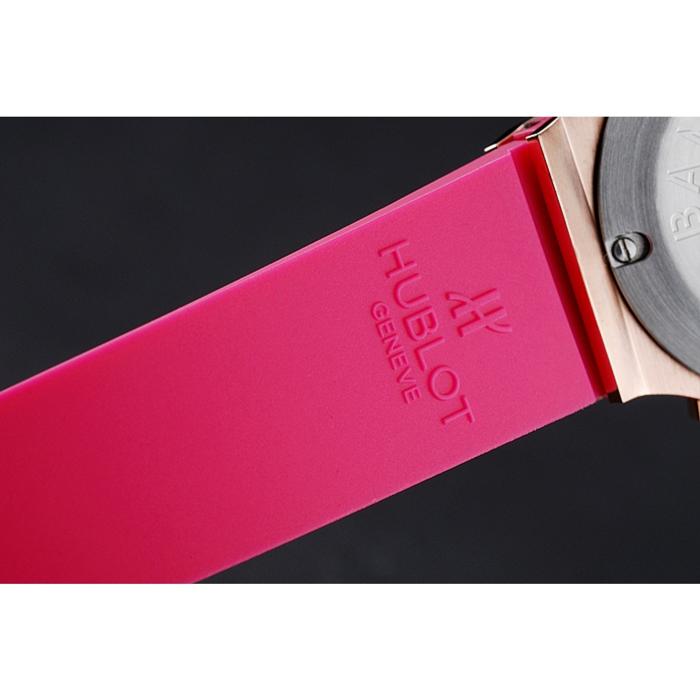 Hublot Big Bang Tutti Frutti Pink Strap Gold Dial