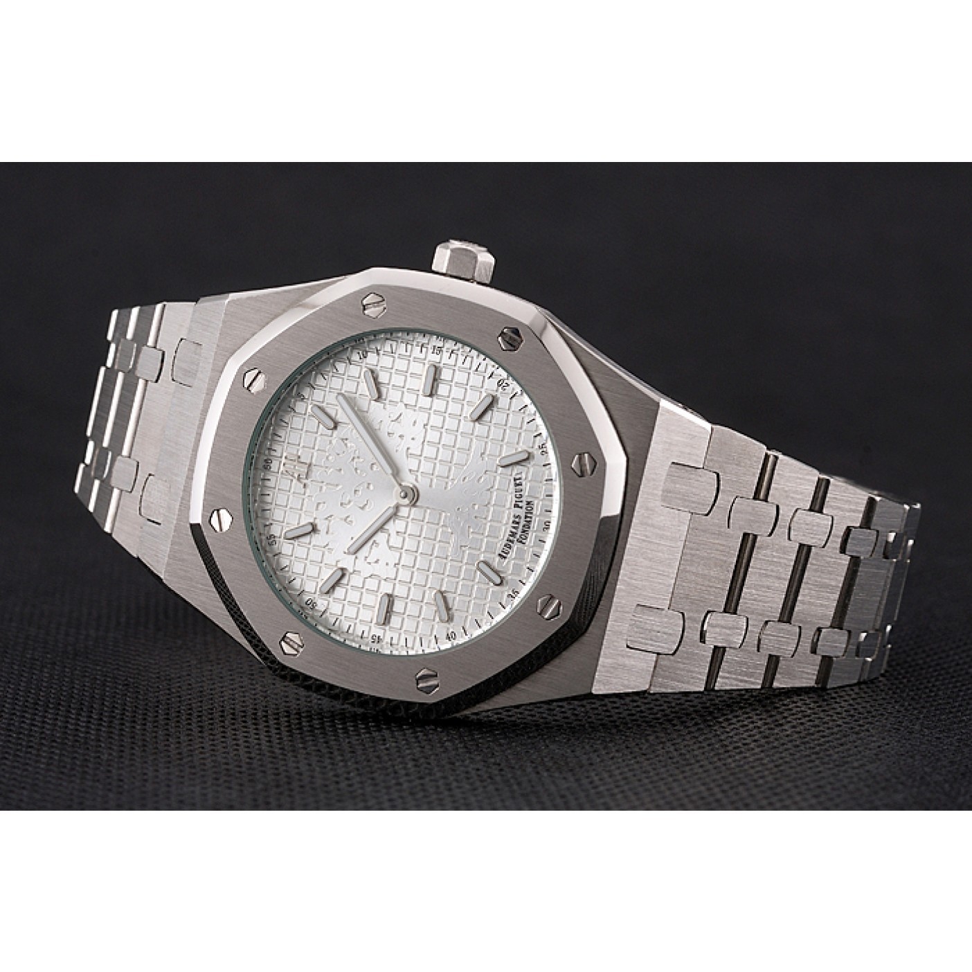 Audemars Piguet Royal Oak Fondation White Dial Stainless Steel Case And Bracelet