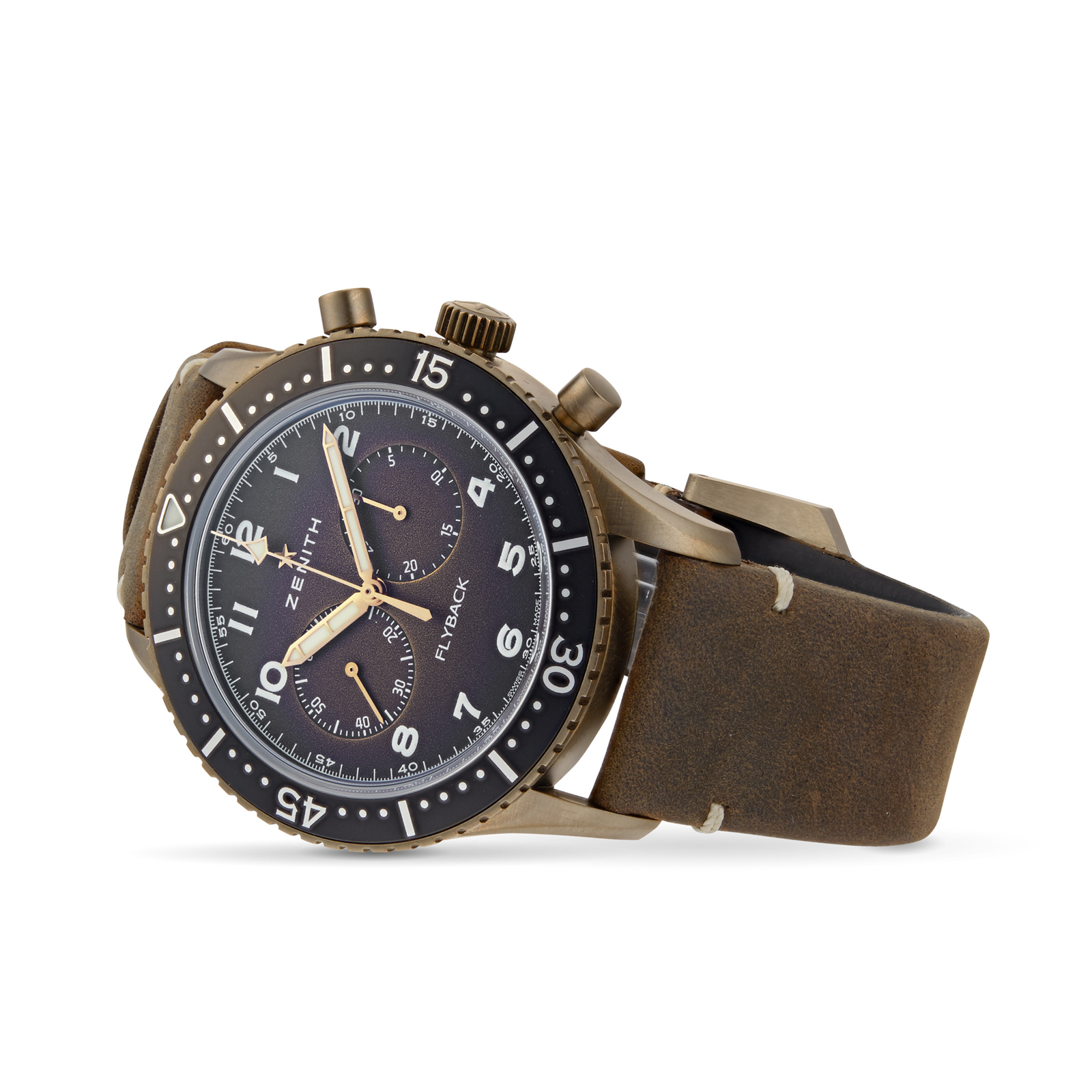 Swiss Zenith Pilot Cronometro Tipo CP-2 Flyback 29.2240.405 18.C801