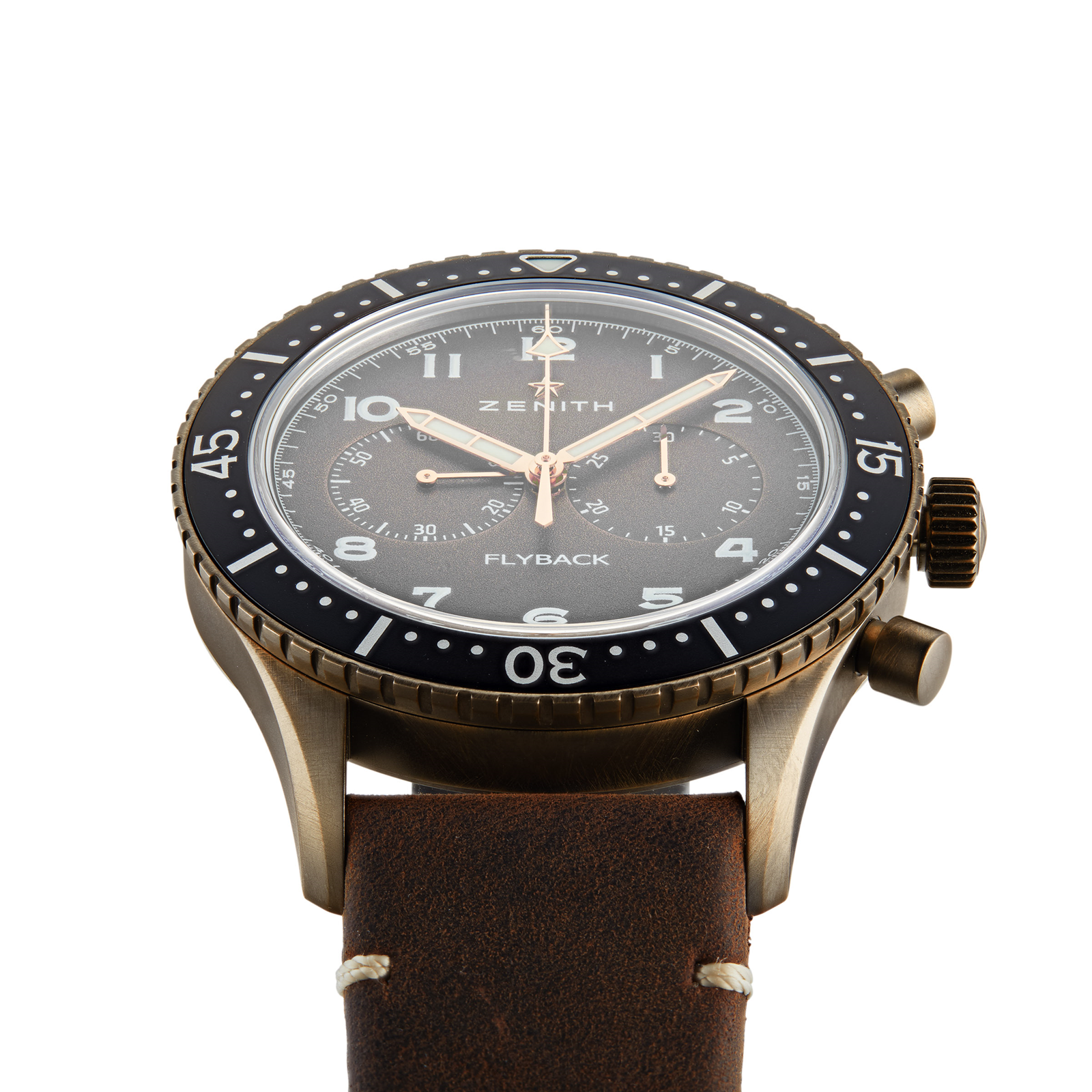 Swiss Zenith Pilot Cronometro Tipo CP-2 Flyback 29.2240.405 18.C801