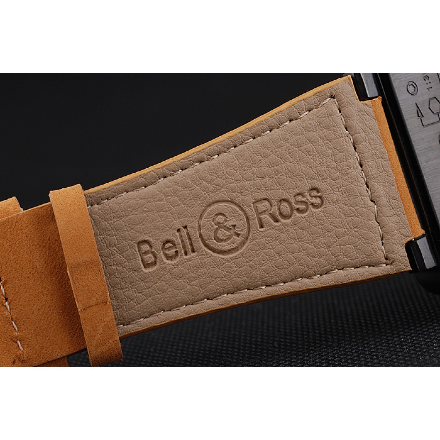 Bell and Ross BR 01-92 Black Dial Black Case Brown Leather Strap