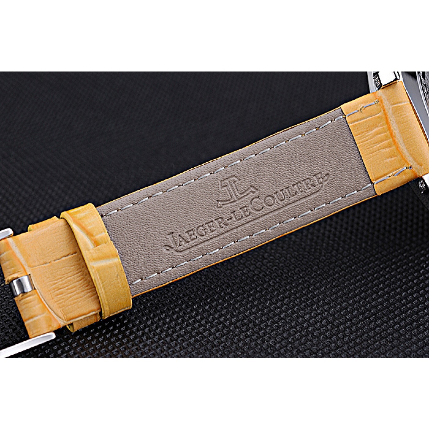 Jaeger LeCoultre Rendez-Vous White Dial Yellow Leather Strap 622088