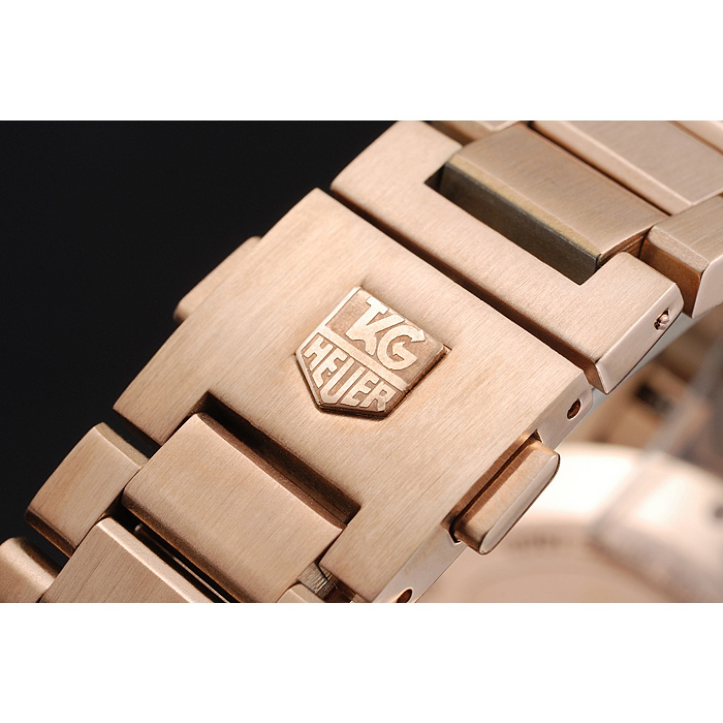 Tag Heuer Carrera Rose Gold Case White Dial