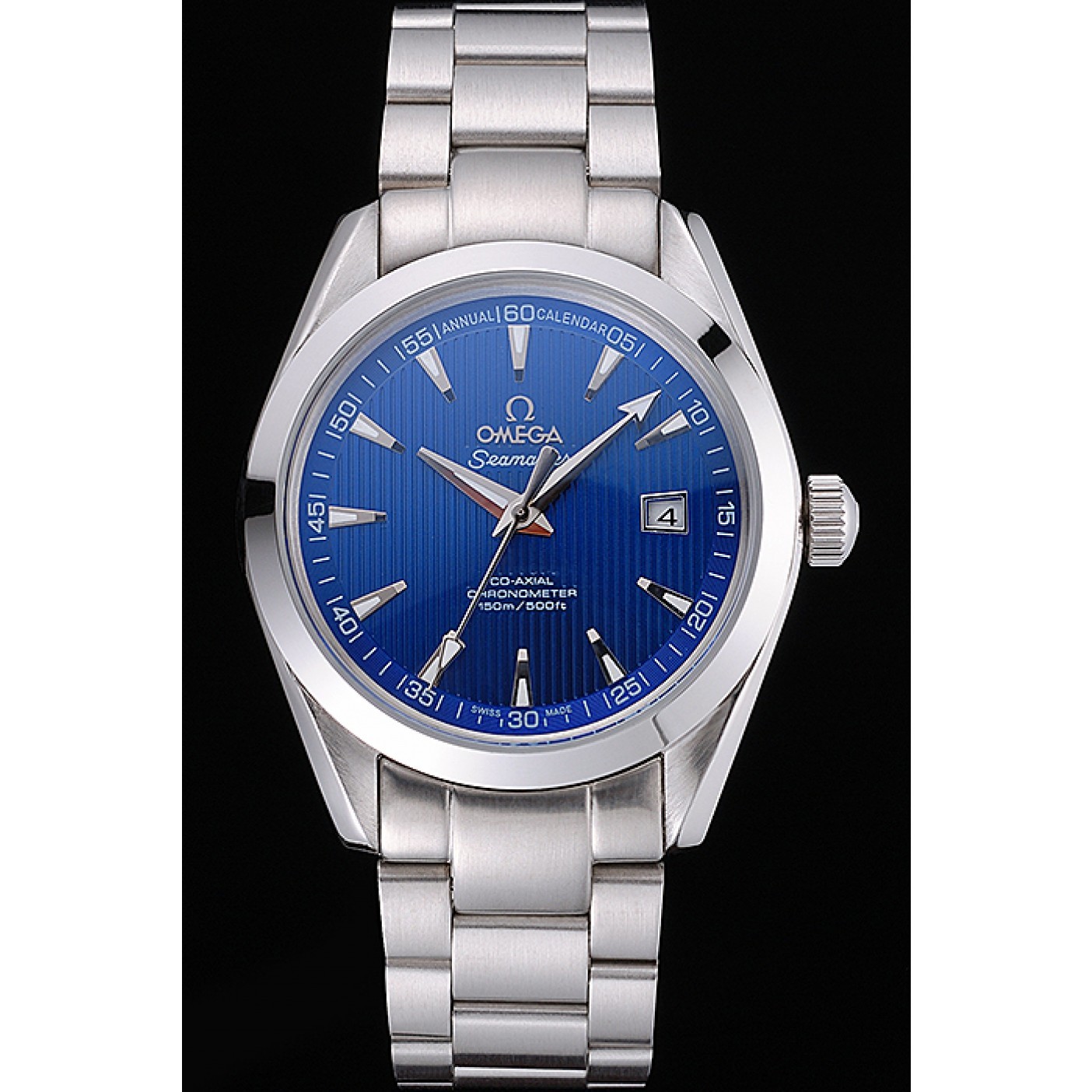 Omega Seamaster Blue Dial Stainless Steel Band 622166