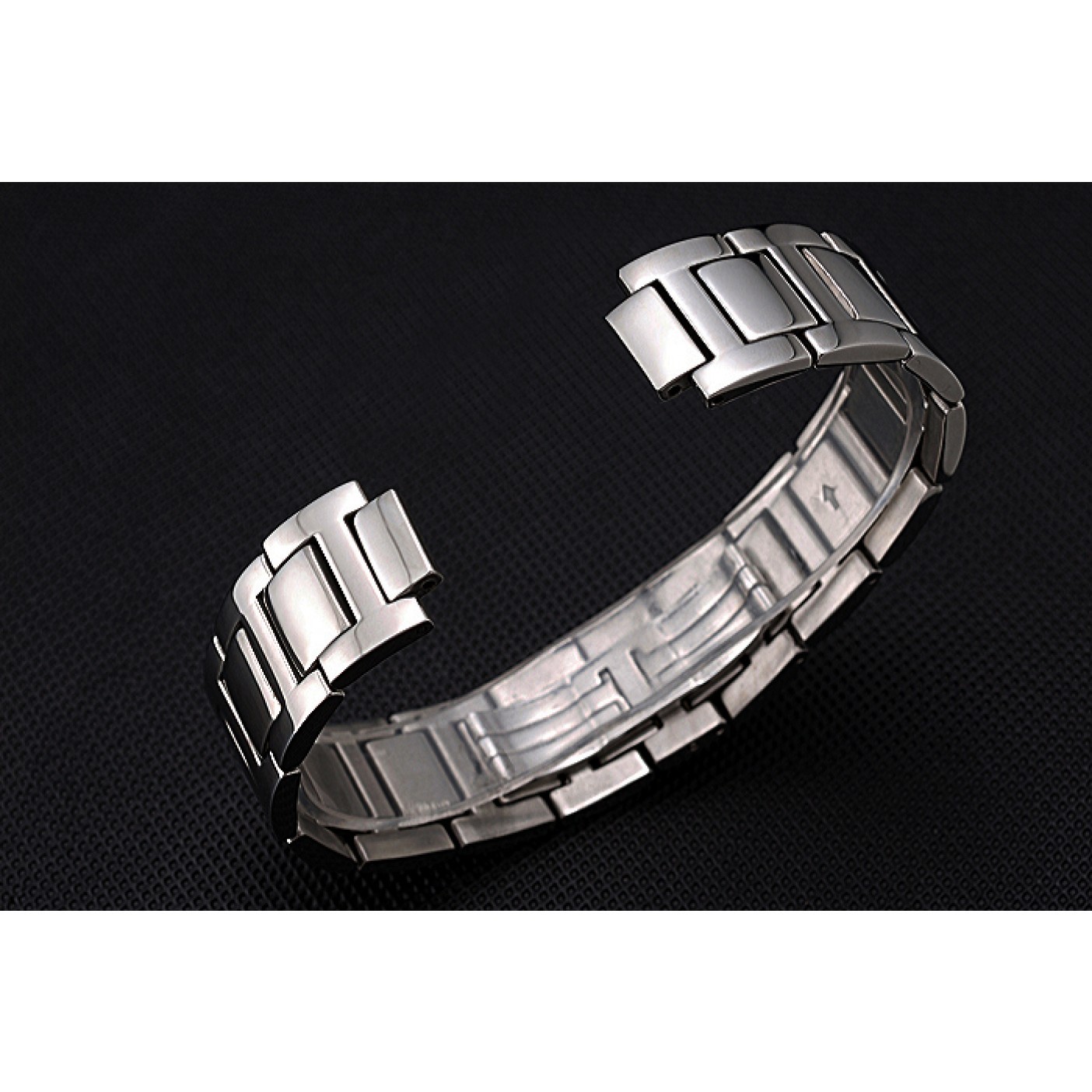 Cartier Brushed Stainless Steel Link Bracelet 622605