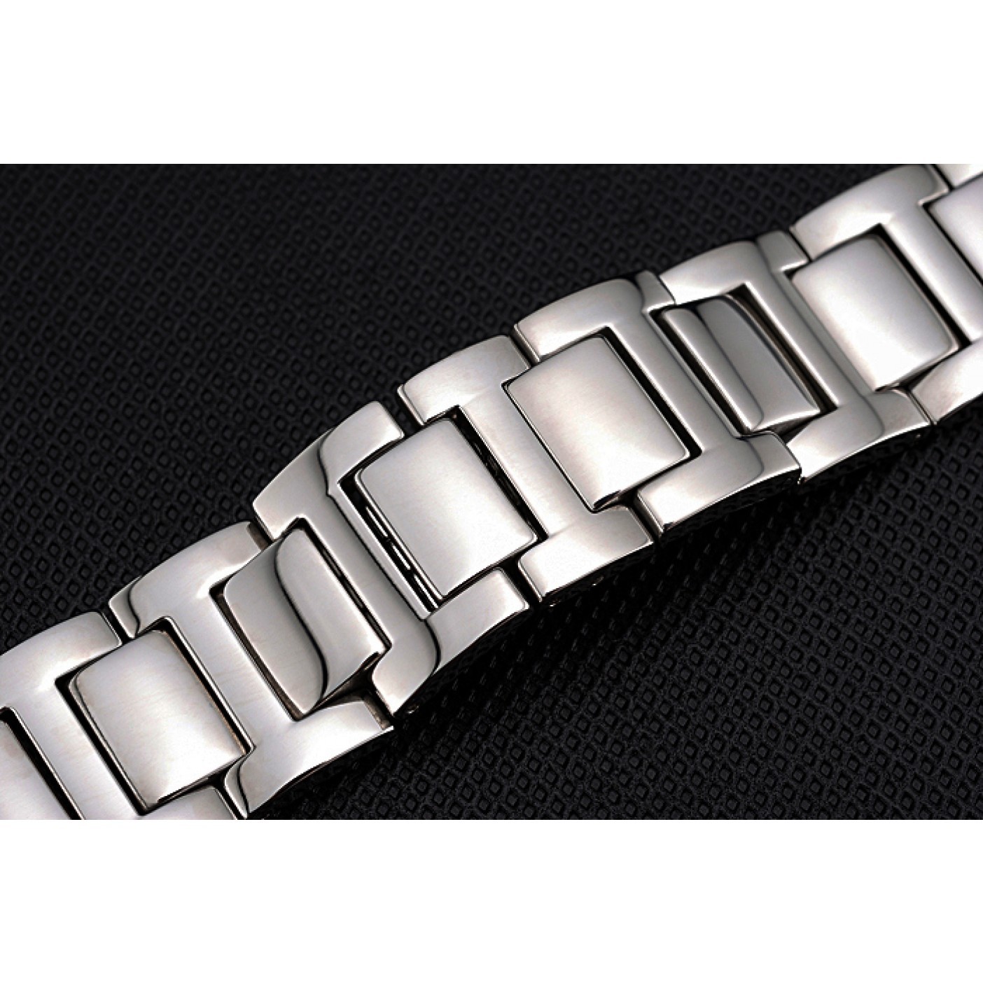 Cartier Brushed Stainless Steel Link Bracelet 622605