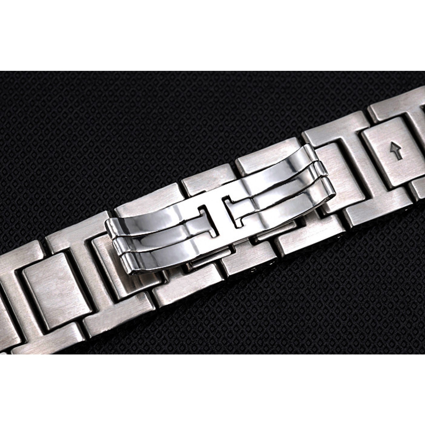 Cartier Brushed Stainless Steel Link Bracelet 622605