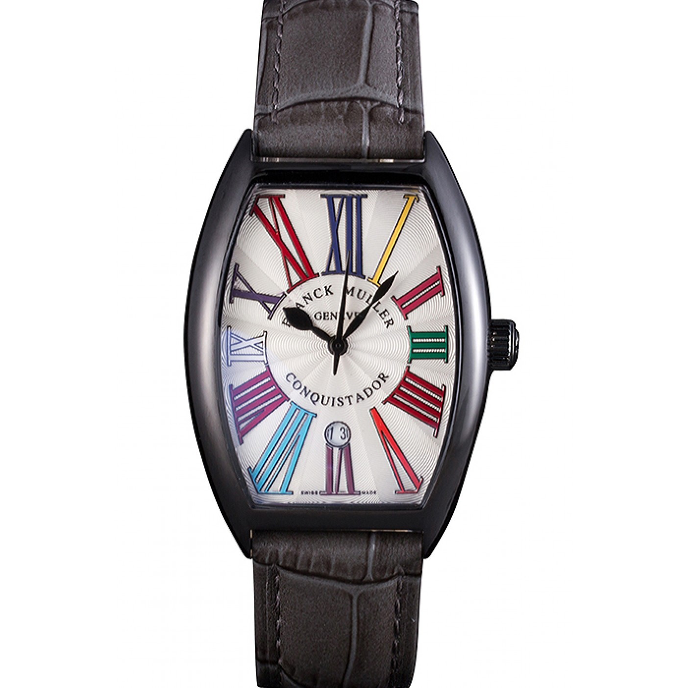 Franck Muller Casablanca Black Croco Leather Band 621641