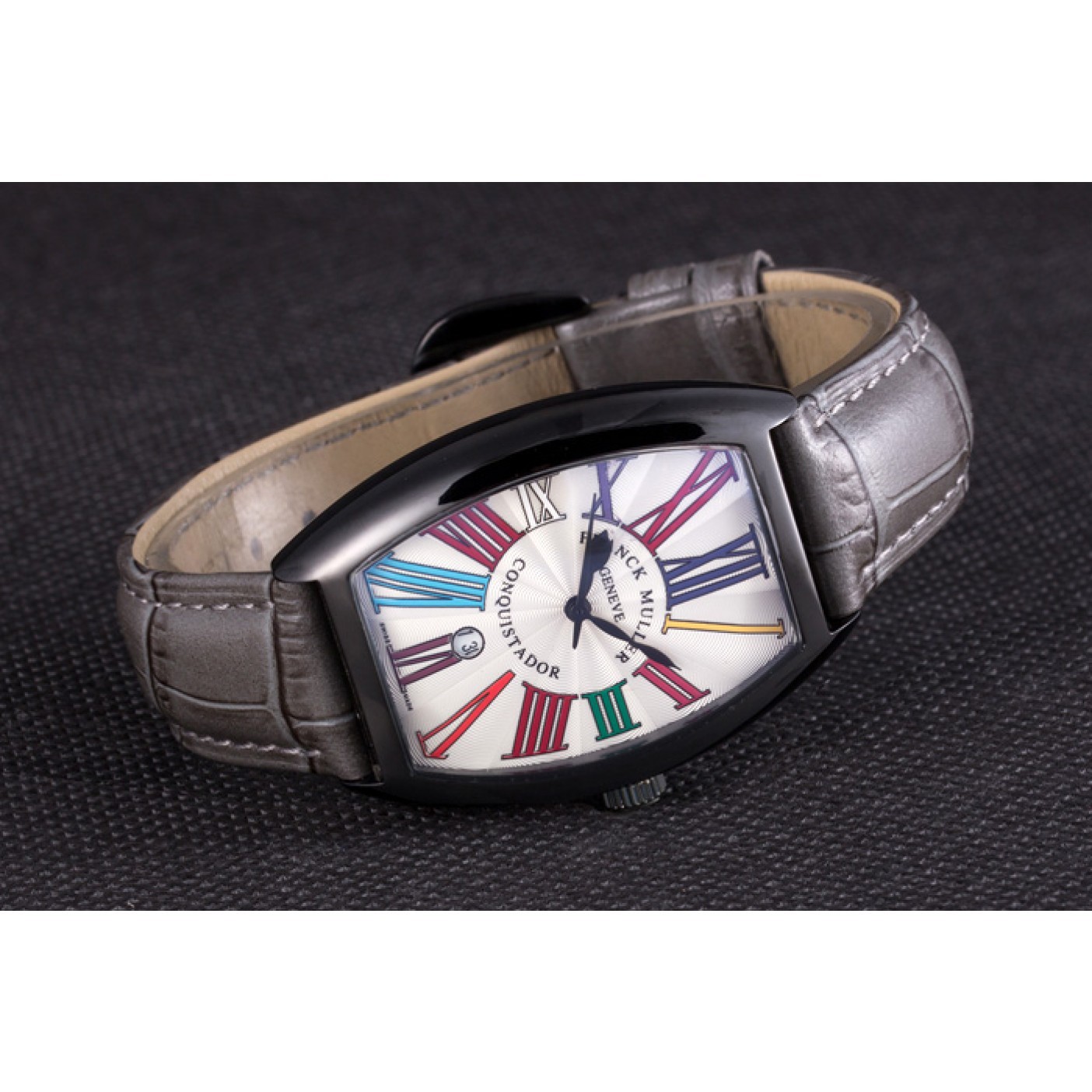 Franck Muller Casablanca Black Croco Leather Band 621641