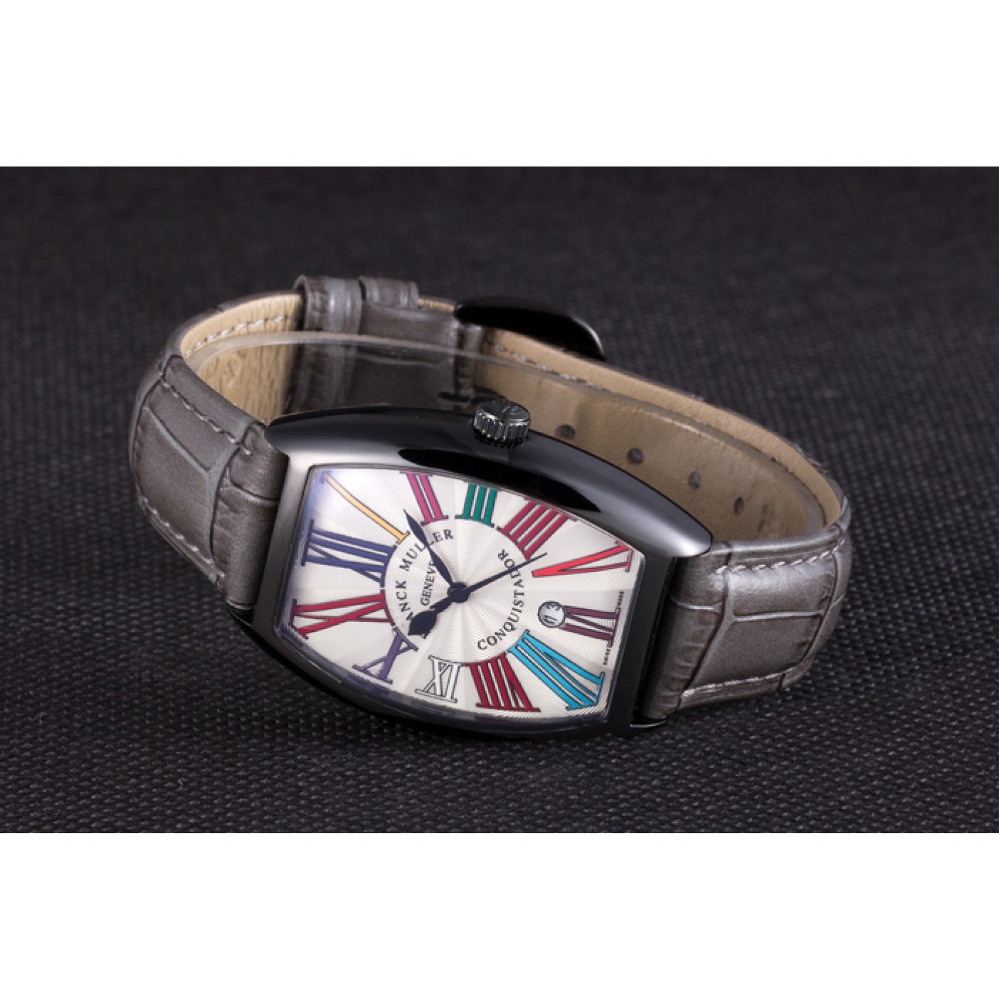 Franck Muller Casablanca Black Croco Leather Band 621641