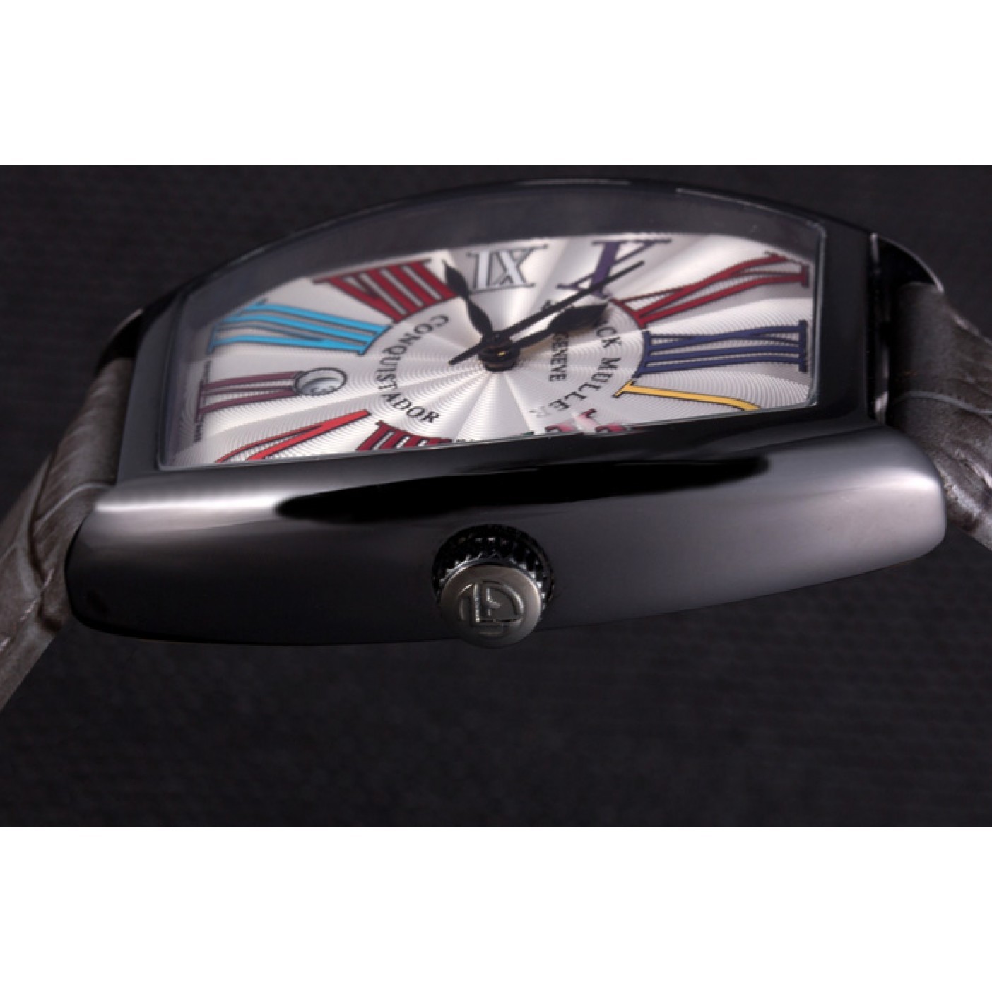 Franck Muller Casablanca Black Croco Leather Band 621641