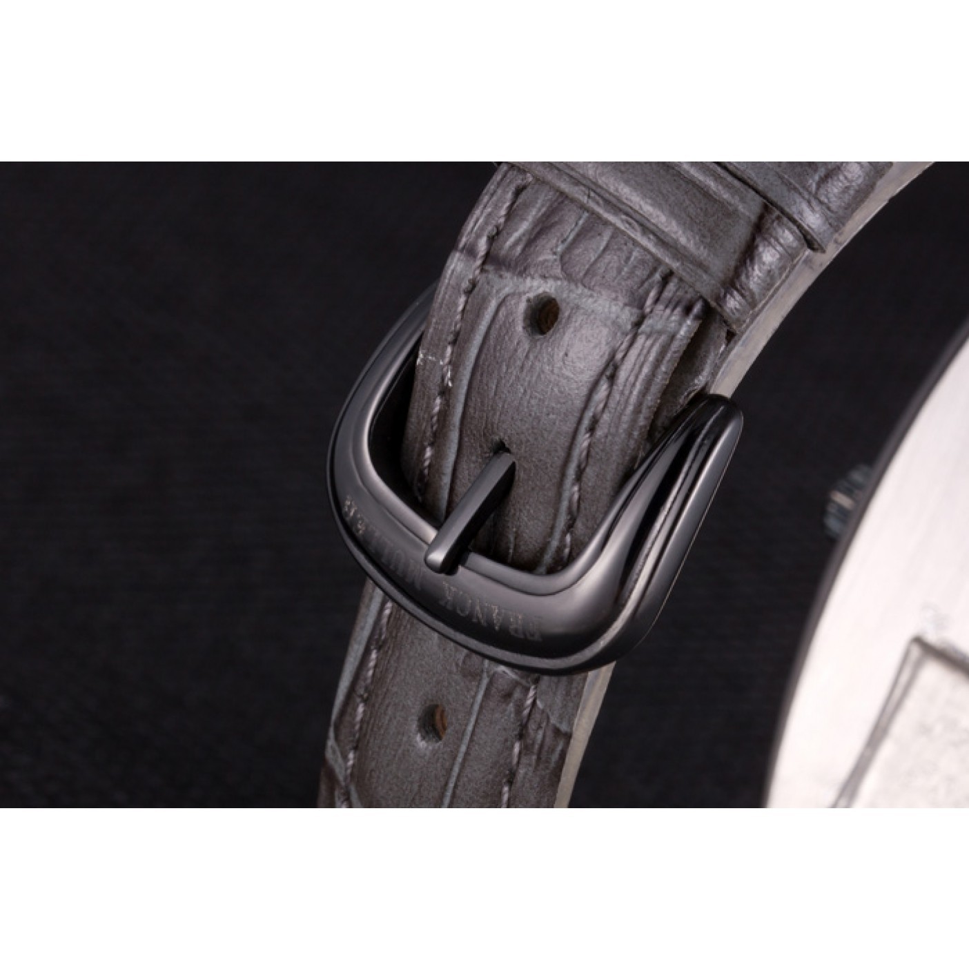 Franck Muller Casablanca Black Croco Leather Band 621641