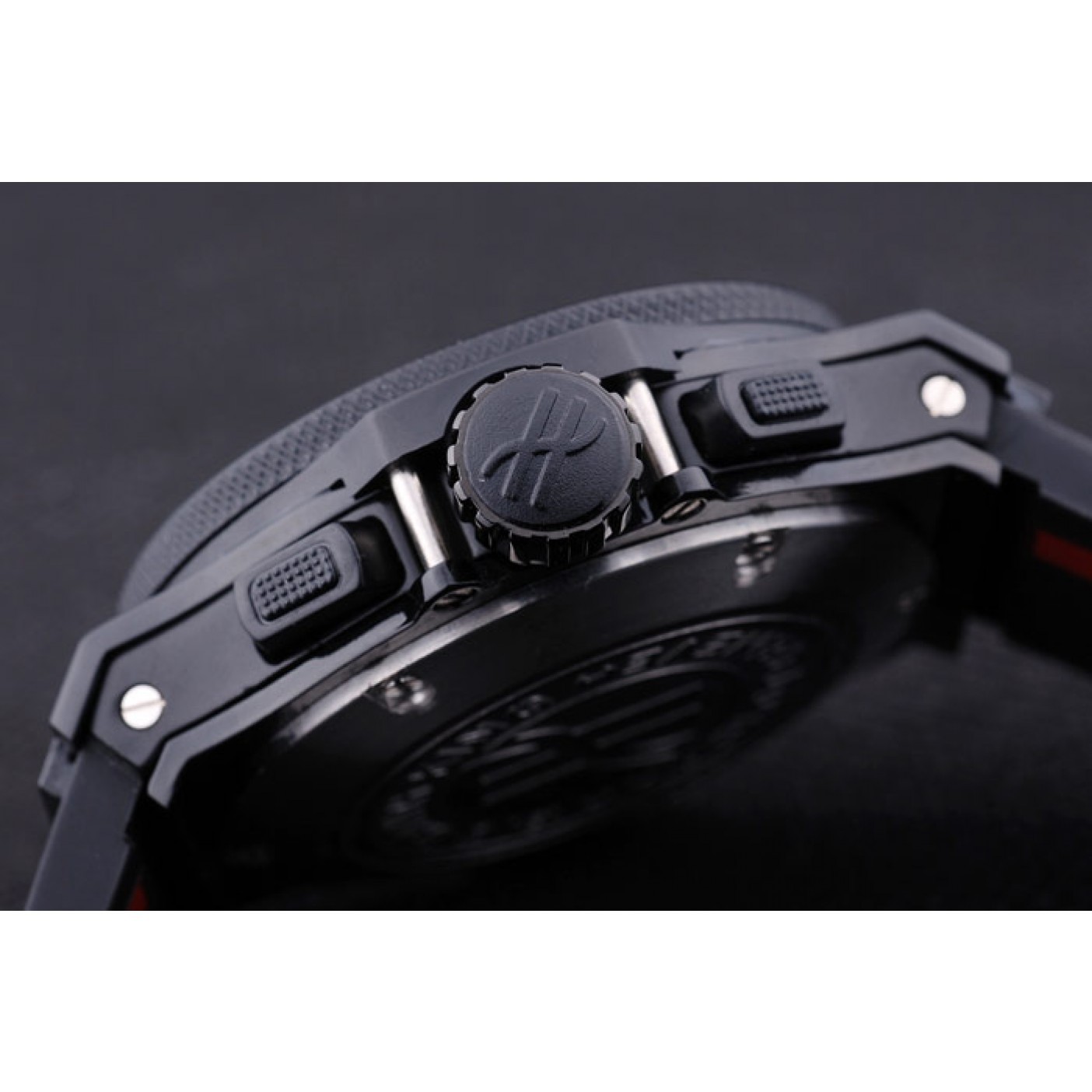 Hublot Limited Edition Ayrton Senna Black Dial Watch Red Hands