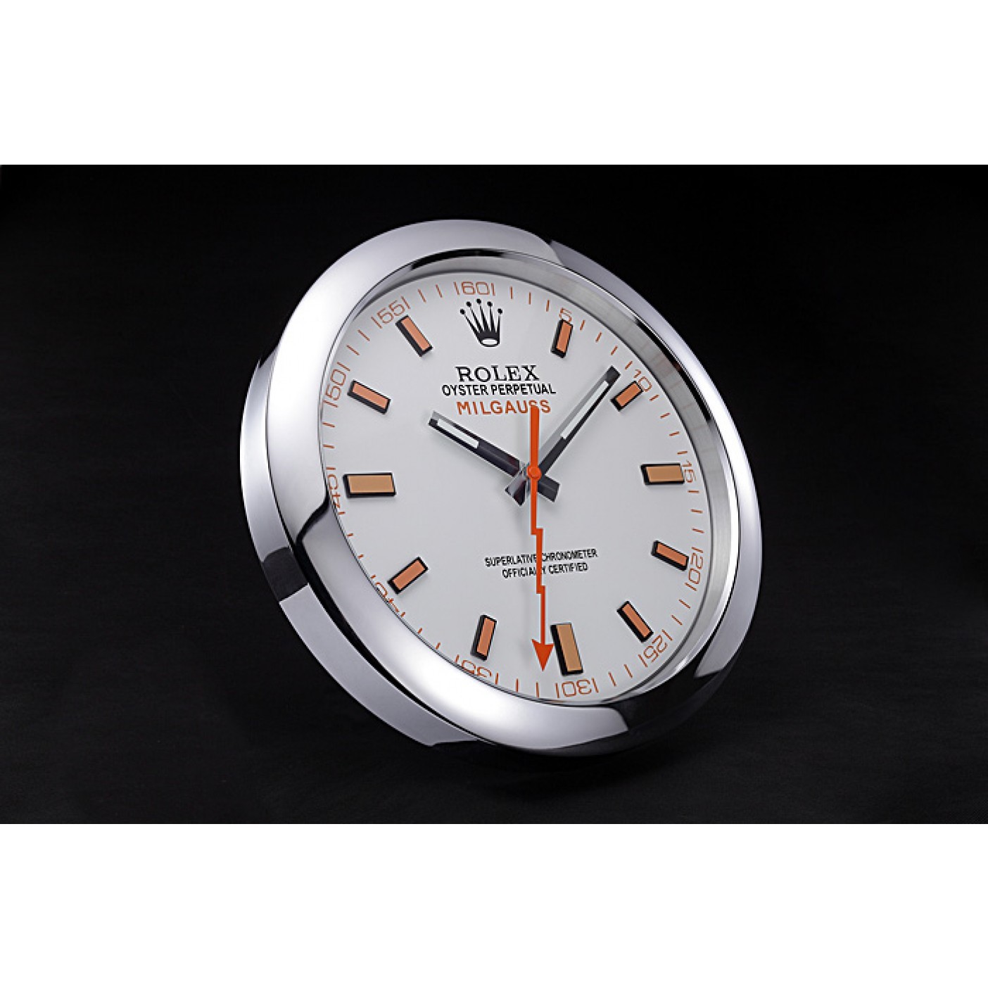 Rolex Milgauss Wall Clock Silver 621910