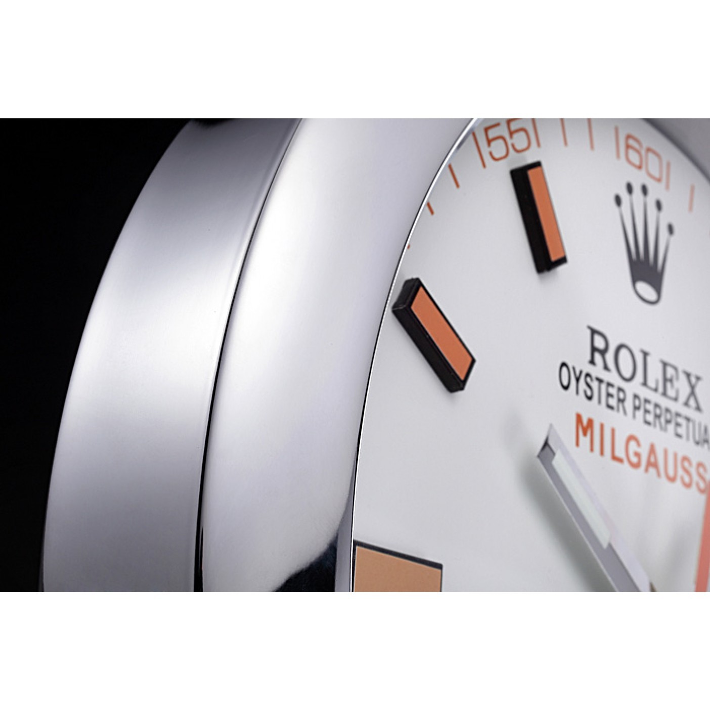 Rolex Milgauss Wall Clock Silver 621910