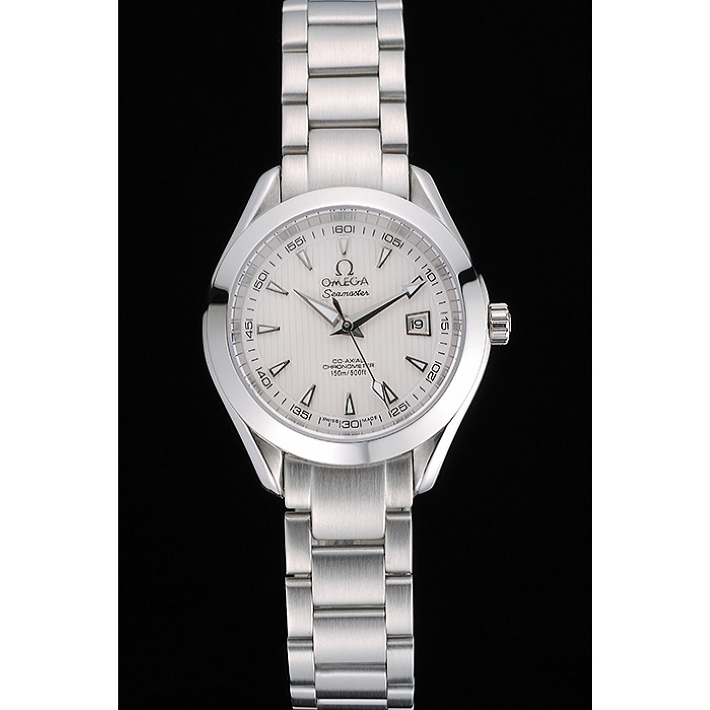 Omega Seamaster Aqua Terra White Dial Stainless Steel Bracelet Ladies 622446