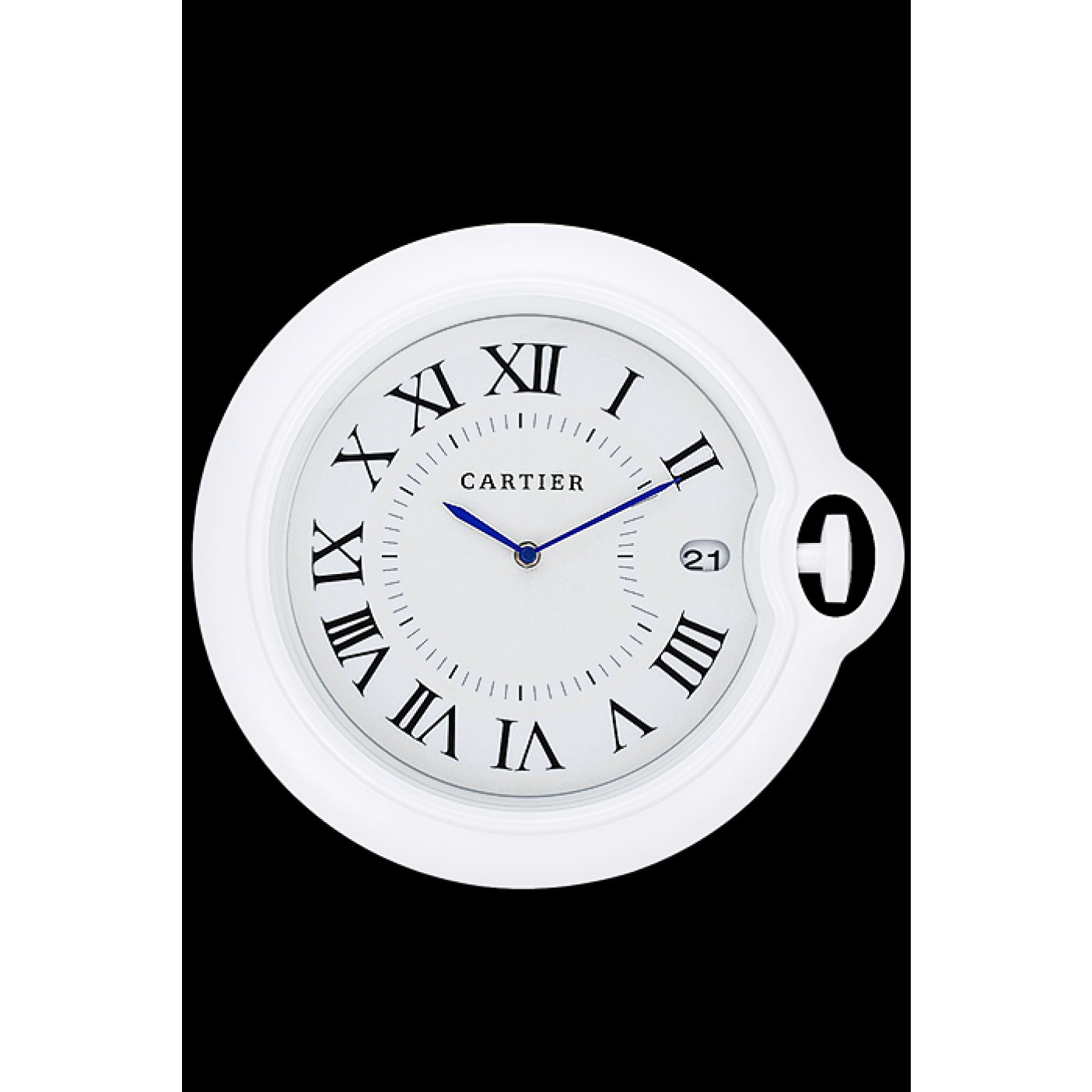 Cartier Bleu de Ballon Wall Clock White 622465