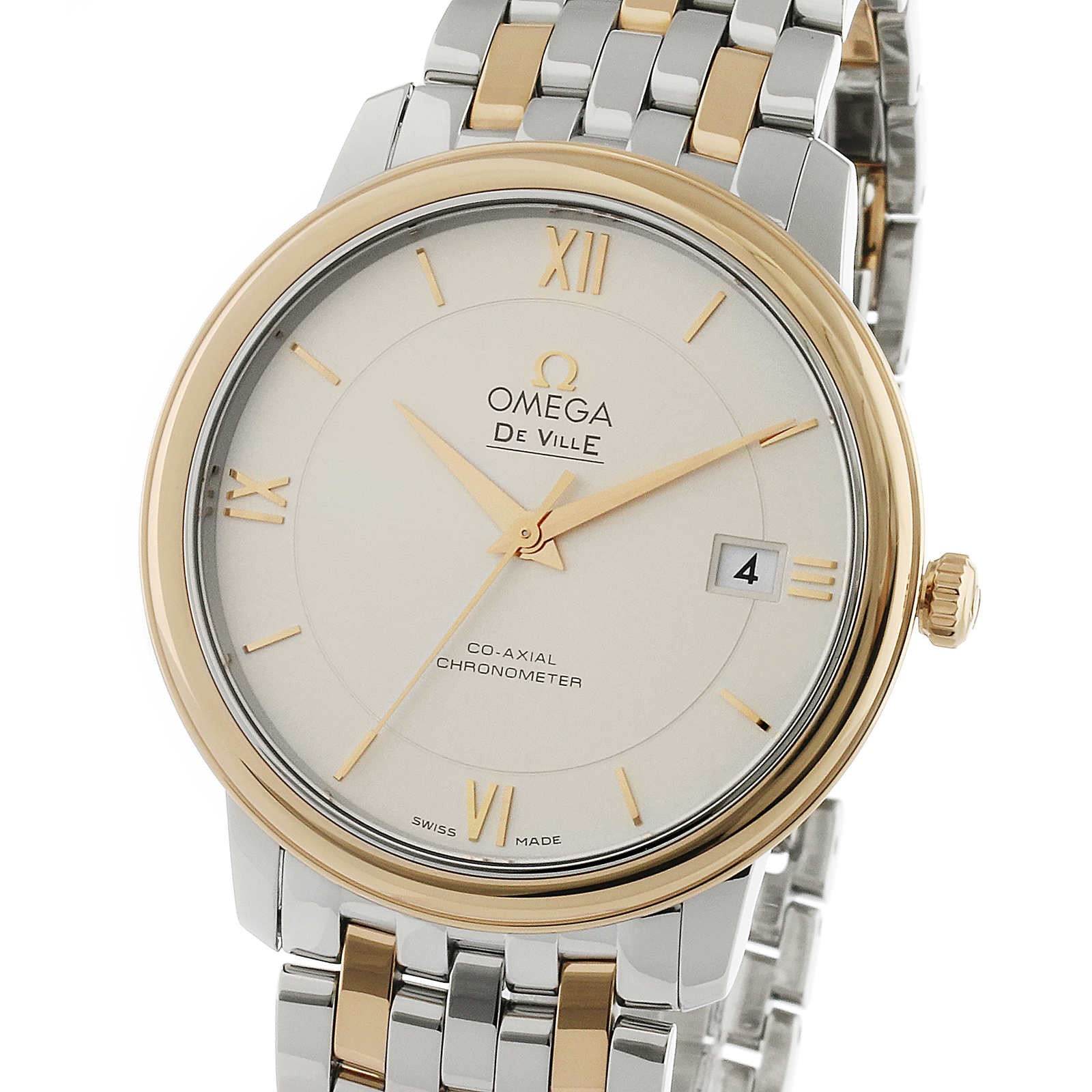 Swiss Omega De Ville Prestige Co-Axial 36.8mm Mens Watch O42420372002002