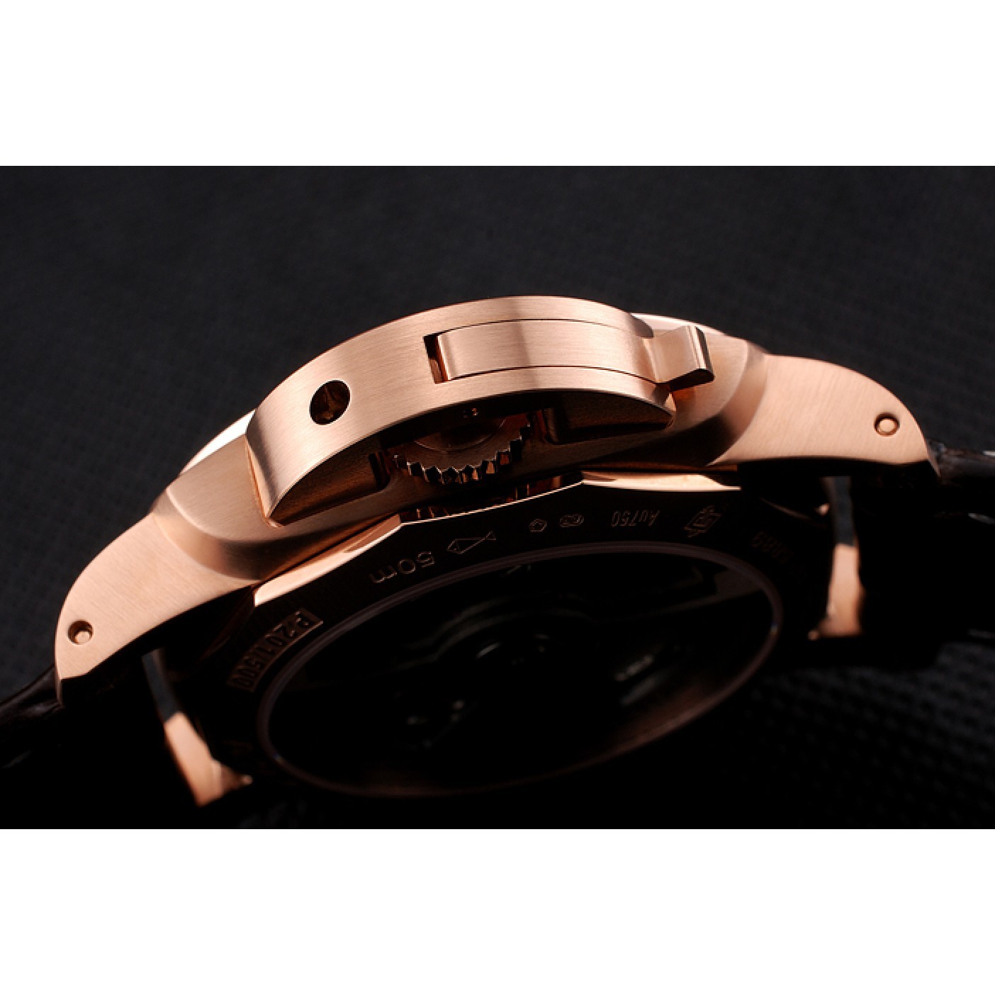 Swiss Panerai Luminor Marina 1950 3 Days Oro Rosso Brown Dial Rose Gold Case Brown Leather Strap