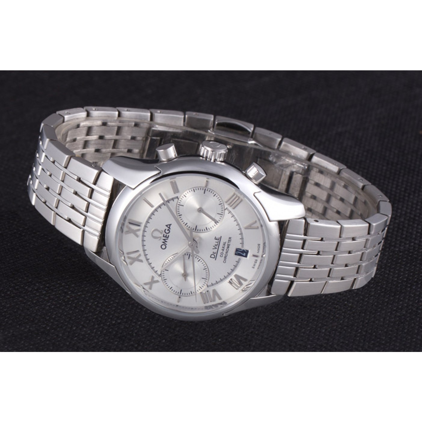 Omega DeVille Stainless Steel Links White Dial 621561