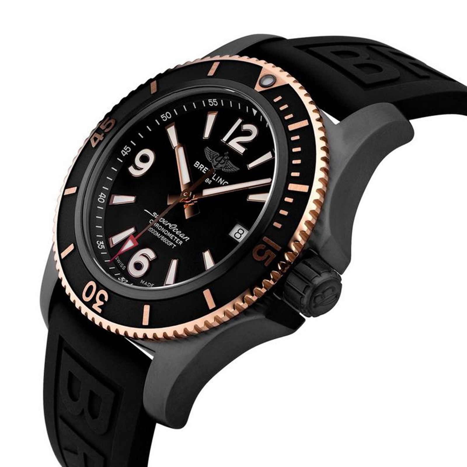 Swiss Superocean Automatic 46 Black Steel U17368221B1S1