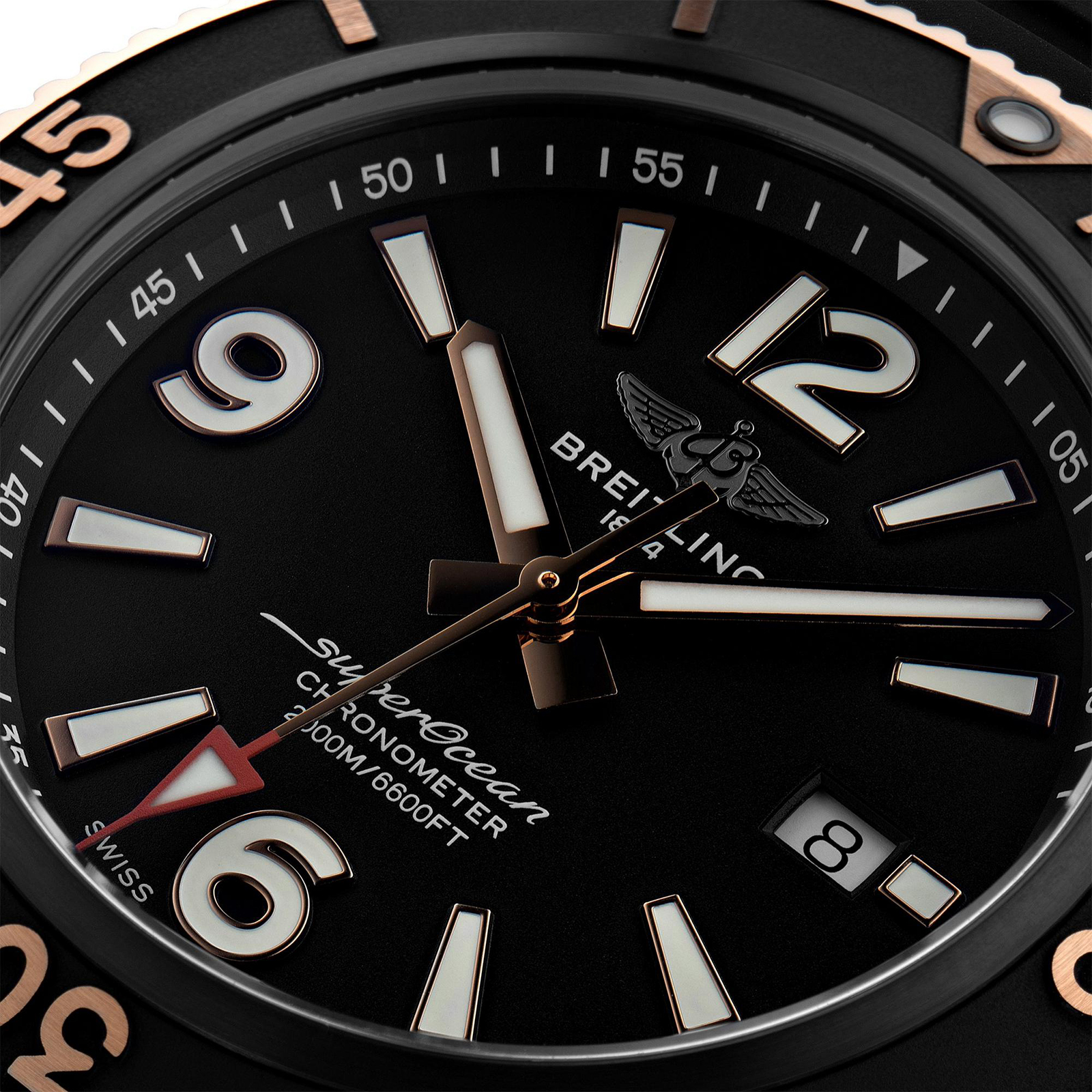 Swiss Superocean Automatic 46 Black Steel U17368221B1S1