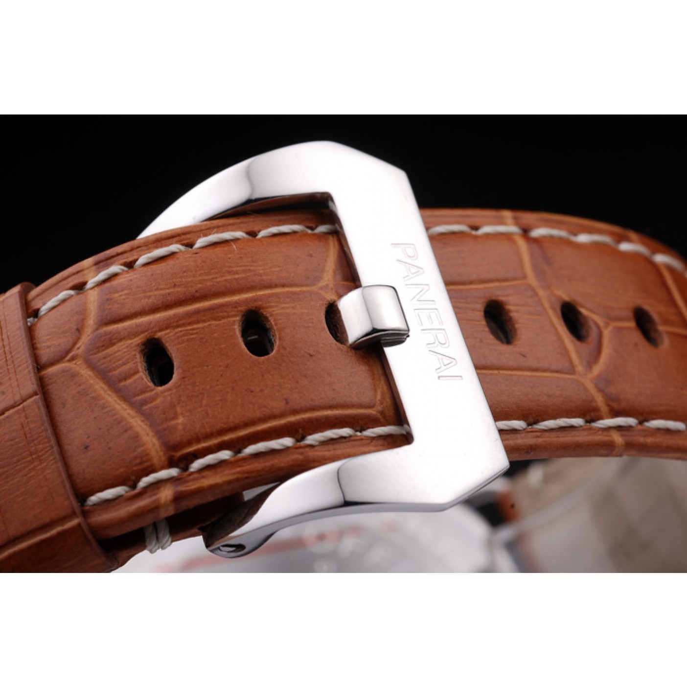 Panerai Radiomir 8 Days Black Dial Brown Leather Bracelet