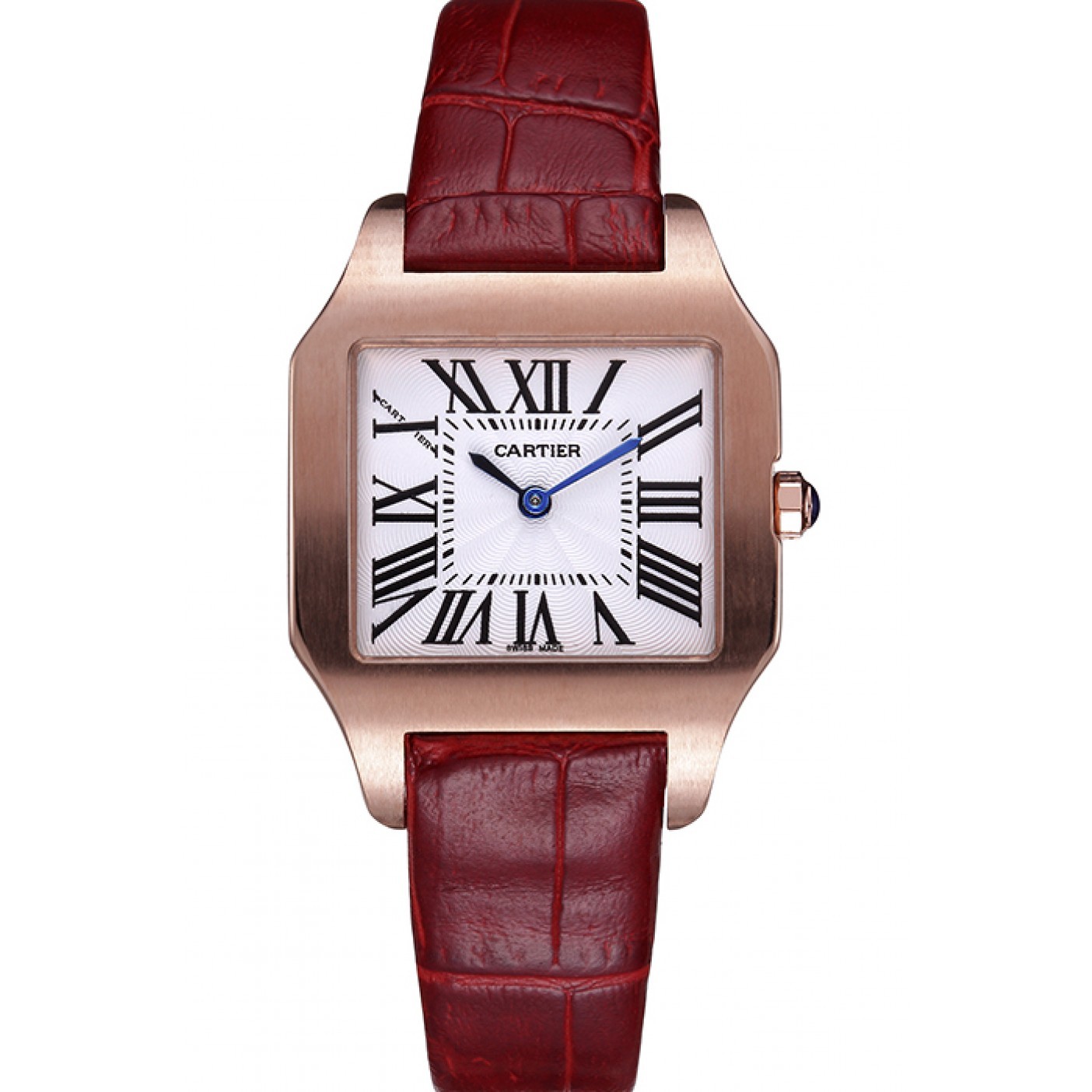 Cartier Santos 100 Polished Rose Gold Bezel 621919