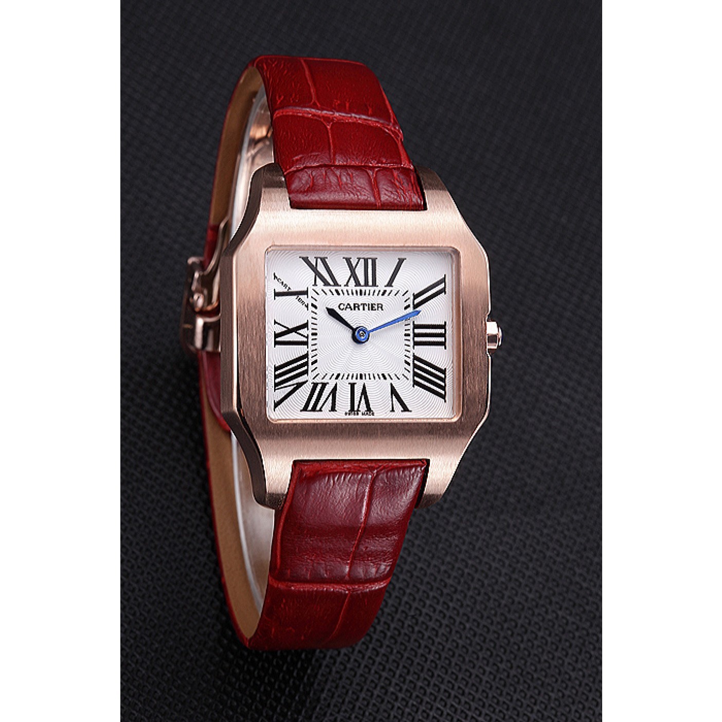 Cartier Santos 100 Polished Rose Gold Bezel 621919