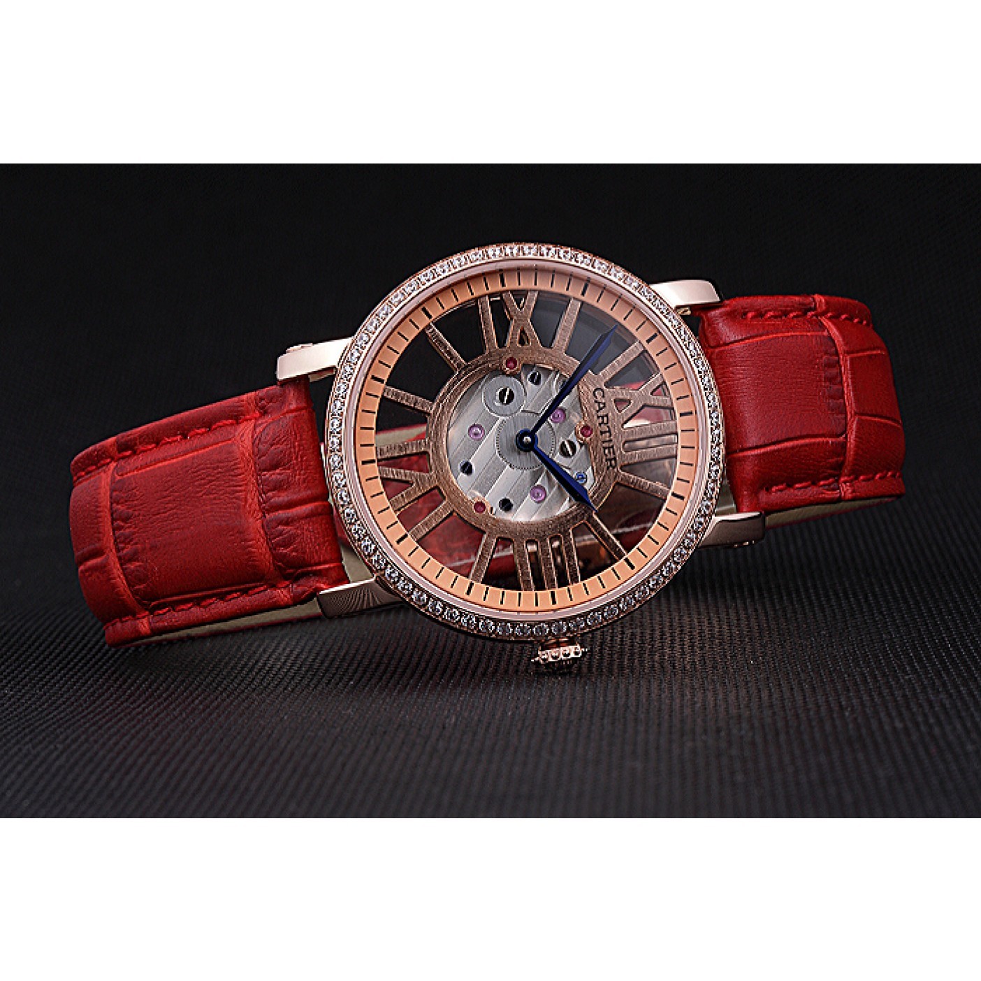 Cartier Rotonde Skeleton Flying Tourbillon Red 621962