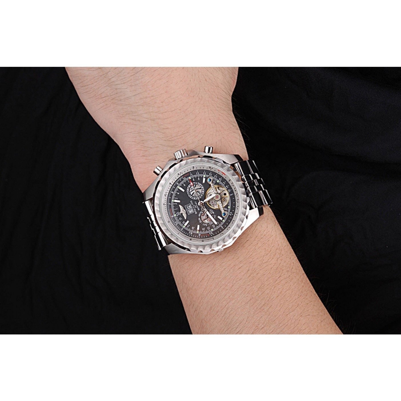 Breitling Bentley Mulliner Tourbillon Black Dial Stainless Steel Case And Bracelet 622731