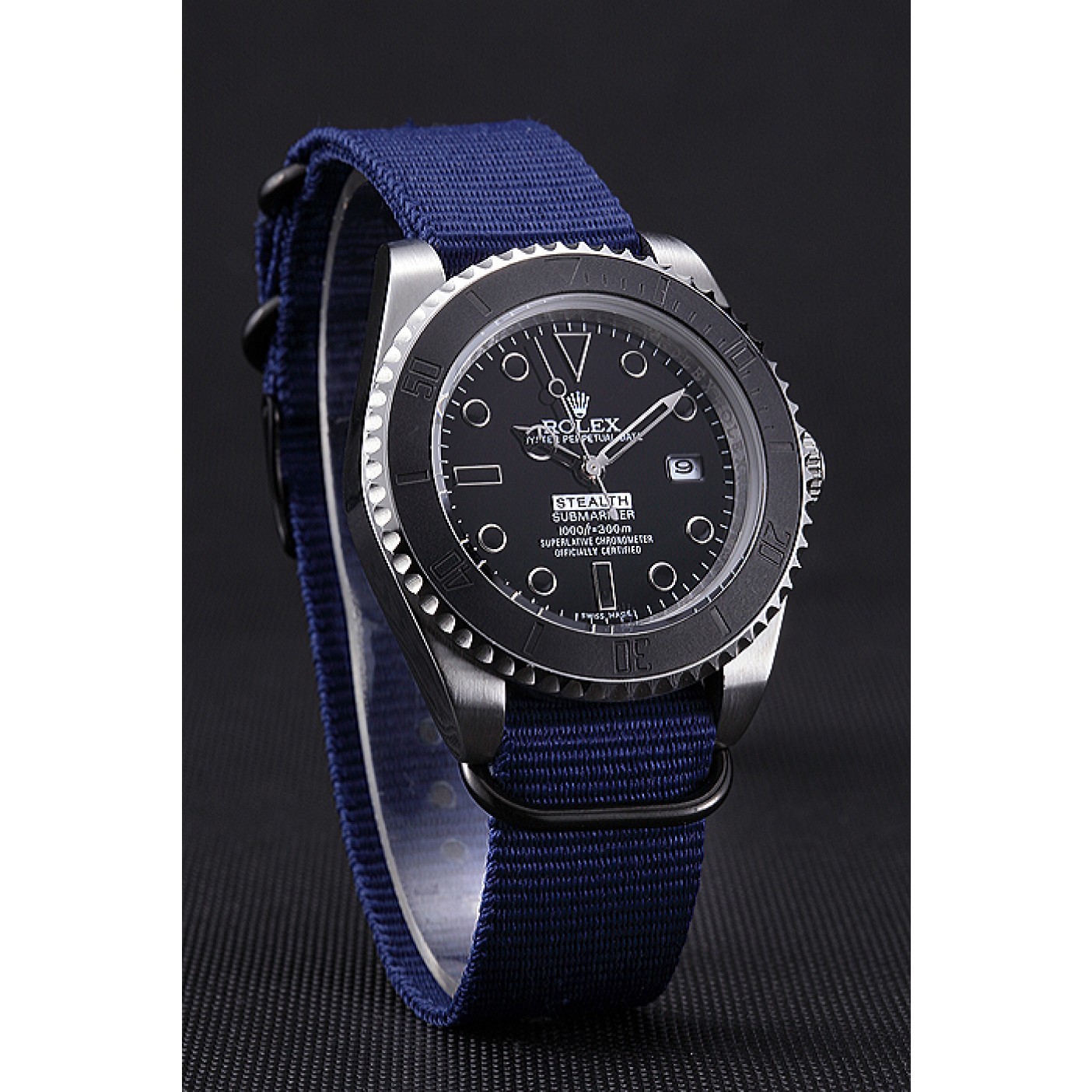 RepTime Watches Rolex Stealth Submariner Blue 621989