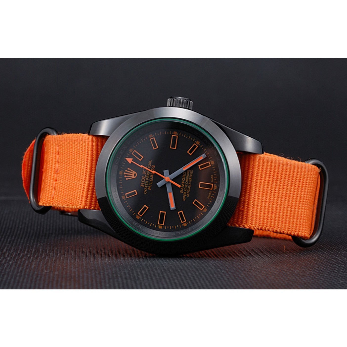 Rolex Milgauss Bamford Orange Nylon Strap 622003