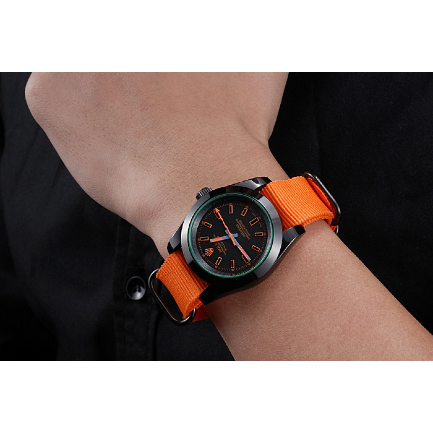 Rolex Milgauss Bamford Orange Nylon Strap 622003