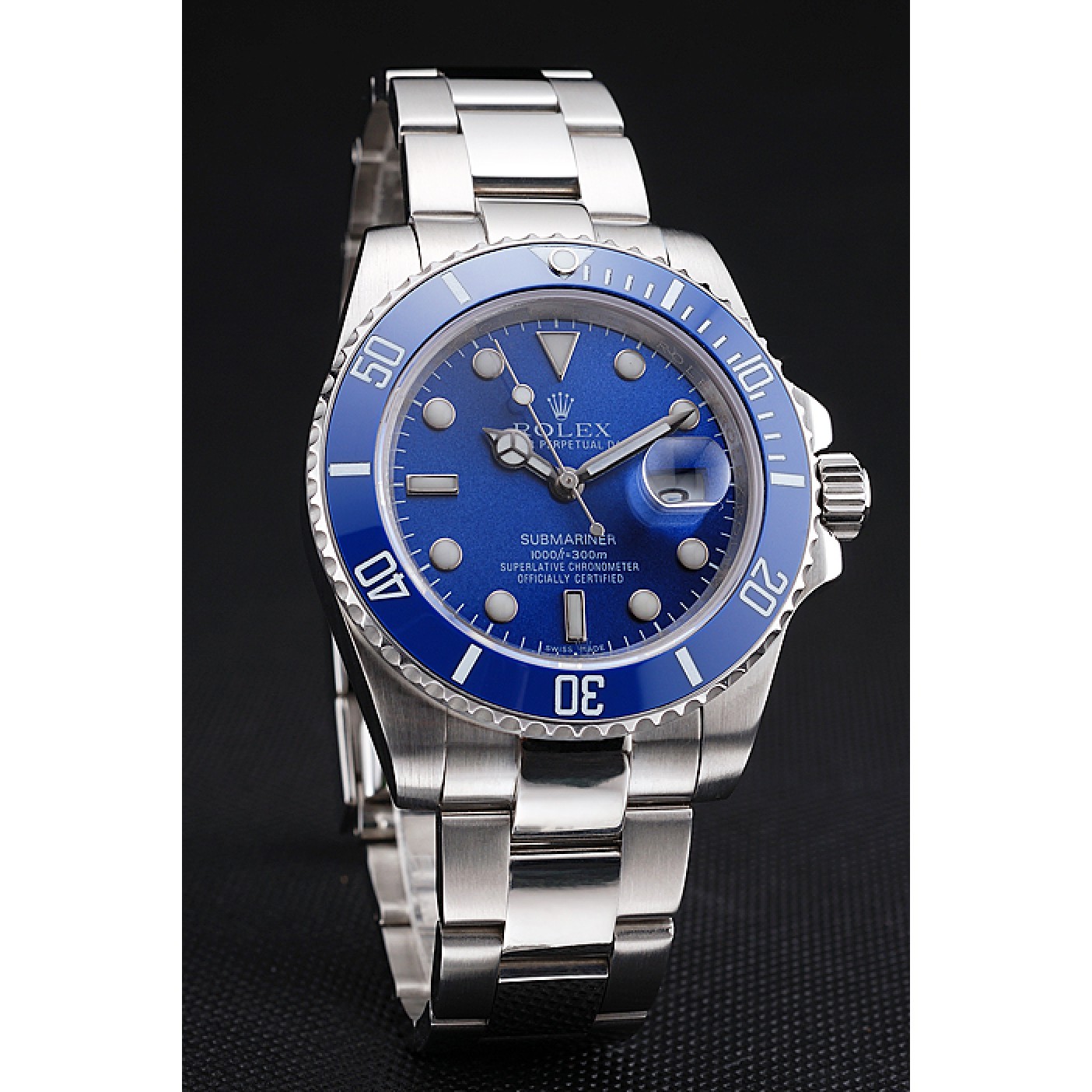 Rolex Submariner Blue Bezel Blue Dial 98234