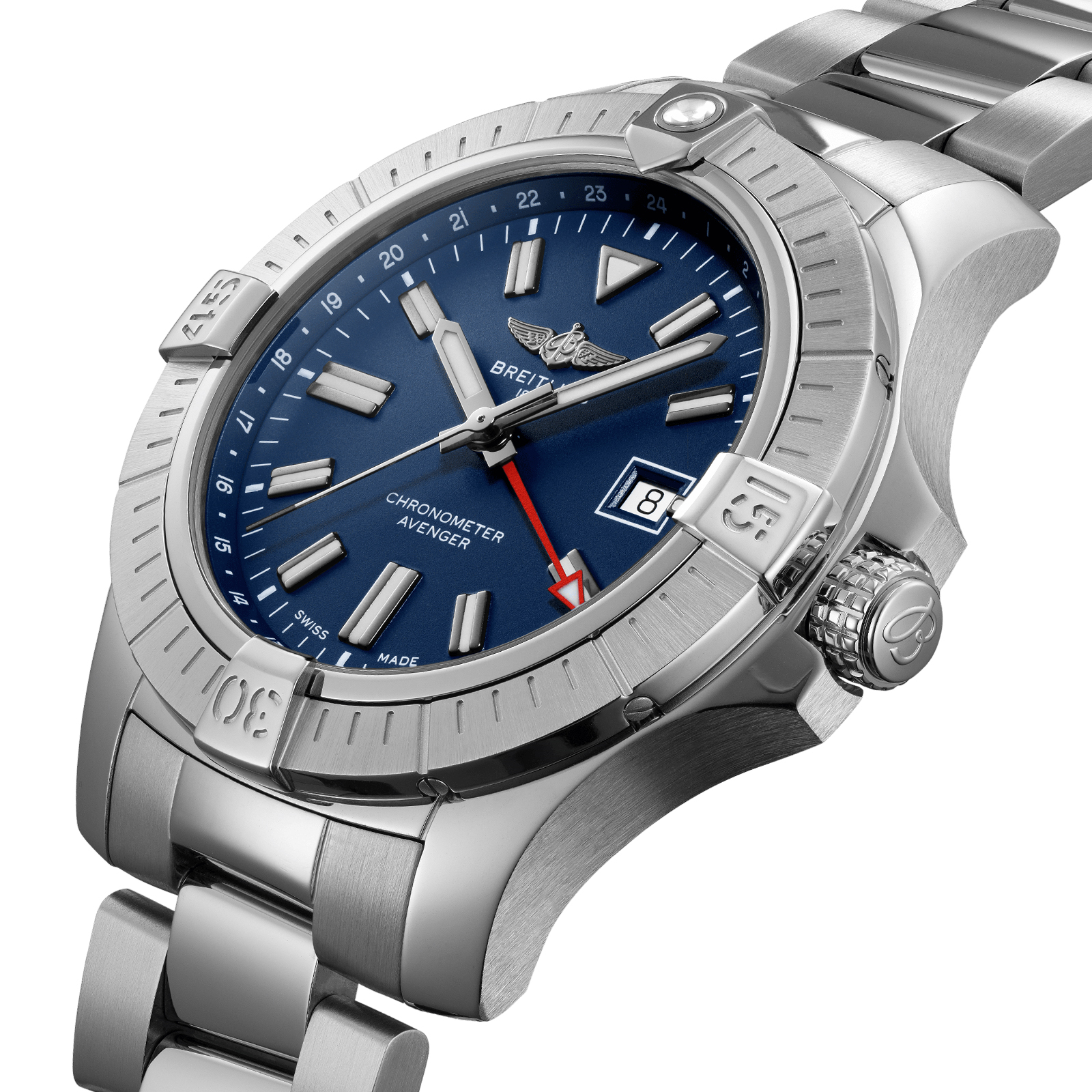 Swiss Breitling Avenger 45 GMT A32395101C1A1